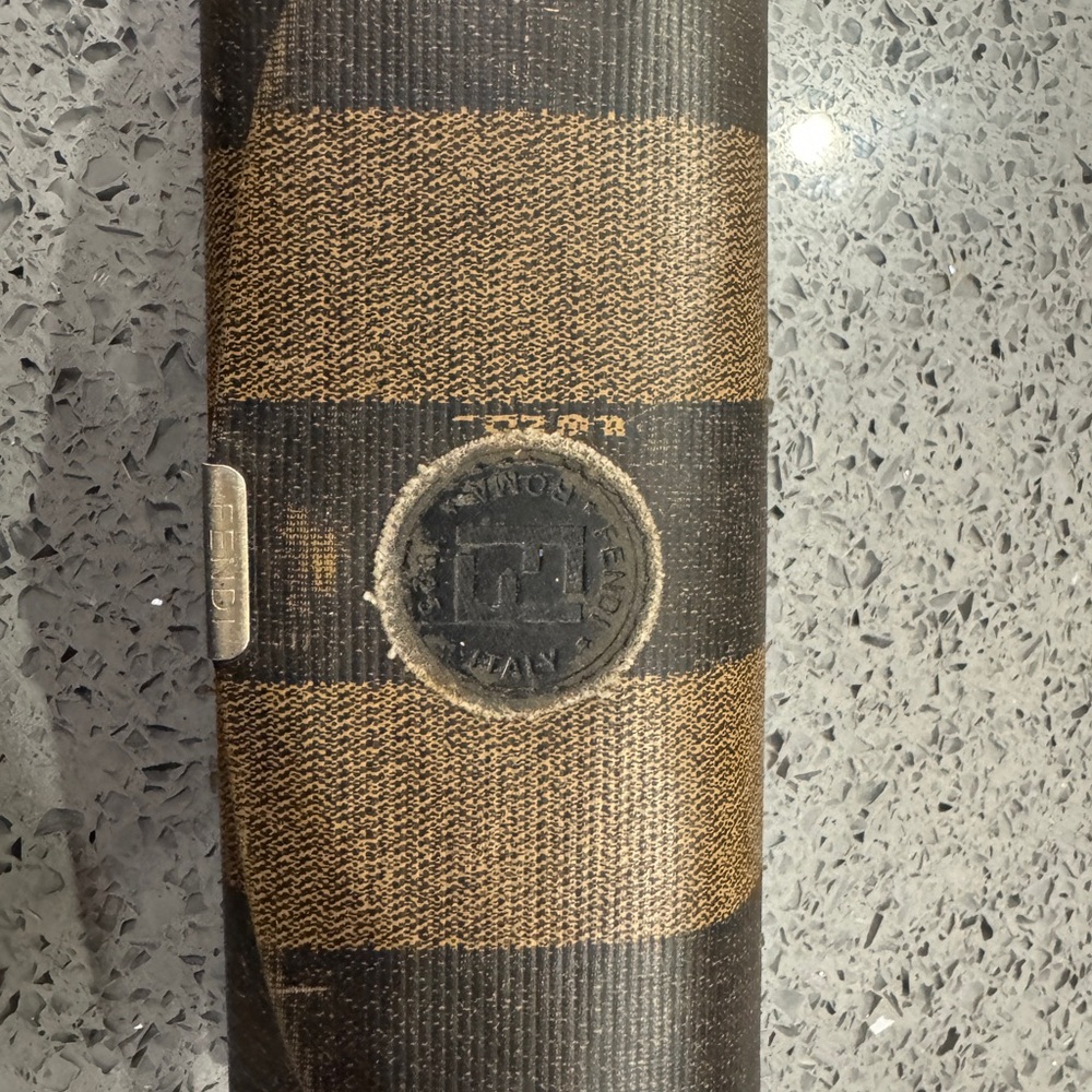 Fendi Black and Tan Sunglasses Case